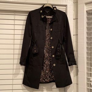 FOR CYNTHIA MED black trench coat